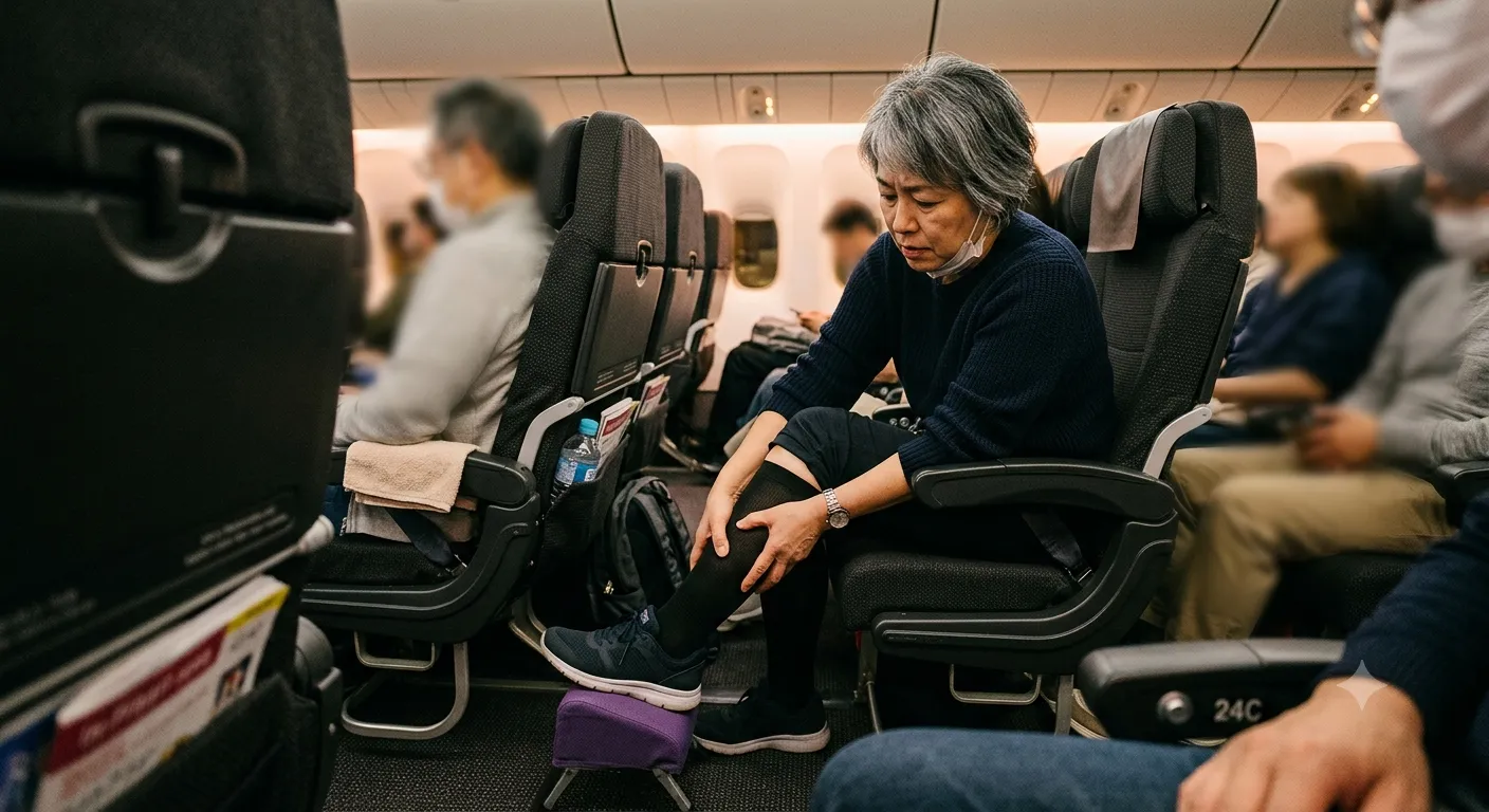 旅行好きの貴女へ！飛行機でむくまない方法徹底ガイド