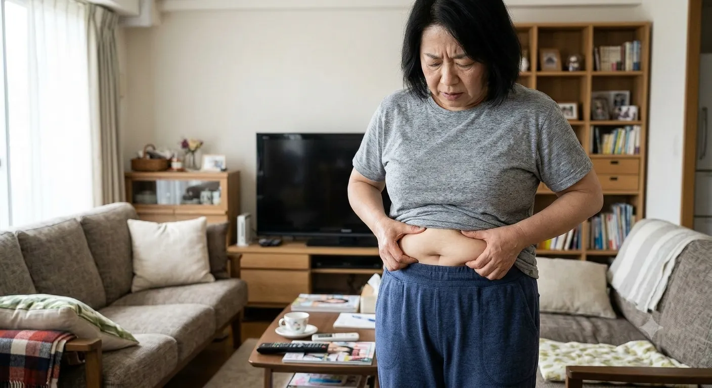 腰回りのお肉を増やさないためには？